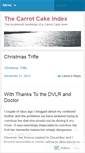 Mobile Screenshot of carrotcakeindex.wordpress.com