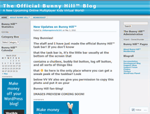 Tablet Screenshot of bunnyhillblog.wordpress.com