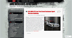 Desktop Screenshot of amgcars.wordpress.com