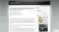 Desktop Screenshot of abogadolonghi.wordpress.com