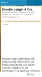 Mobile Screenshot of abogadolonghi.wordpress.com