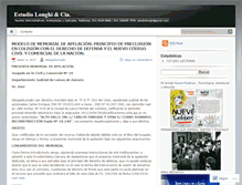 Tablet Screenshot of abogadolonghi.wordpress.com