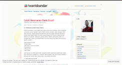 Desktop Screenshot of iwaniskandar.wordpress.com