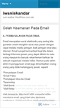 Mobile Screenshot of iwaniskandar.wordpress.com