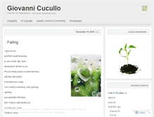 Tablet Screenshot of giovannicucullo.wordpress.com