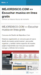 Mobile Screenshot of mejordisco.wordpress.com
