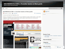 Tablet Screenshot of mejordisco.wordpress.com