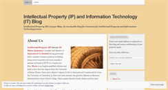 Desktop Screenshot of intellectualpropertyexpert.wordpress.com