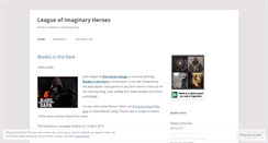 Desktop Screenshot of leagueofimaginaryheroes.wordpress.com