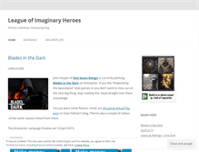 Tablet Screenshot of leagueofimaginaryheroes.wordpress.com