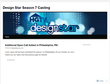 Tablet Screenshot of castingdesignstar.wordpress.com