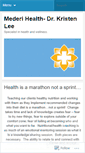 Mobile Screenshot of drkristenlee.wordpress.com