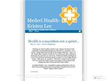 Tablet Screenshot of drkristenlee.wordpress.com