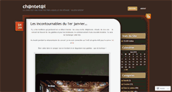 Desktop Screenshot of chantetal.wordpress.com