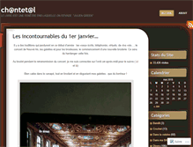 Tablet Screenshot of chantetal.wordpress.com