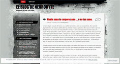 Desktop Screenshot of neurobyte.wordpress.com