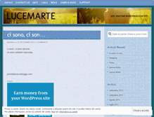 Tablet Screenshot of lucemarte.wordpress.com