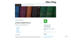 Desktop Screenshot of aliazblog.wordpress.com