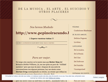 Tablet Screenshot of pepinoiracundo.wordpress.com