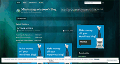 Desktop Screenshot of miasteniagravis2010.wordpress.com