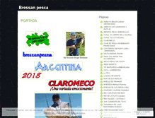 Tablet Screenshot of bressanpesca.wordpress.com