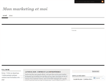 Tablet Screenshot of monmarketingetmoi.wordpress.com