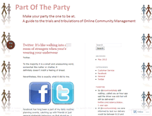 Tablet Screenshot of partoftheparty.wordpress.com