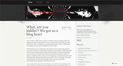 Desktop Screenshot of aperfectfish.wordpress.com