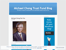 Tablet Screenshot of michaelchongfund.wordpress.com