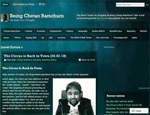 Tablet Screenshot of chetanvstherestoftheworld.wordpress.com