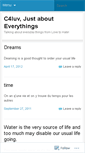 Mobile Screenshot of c4luv.wordpress.com