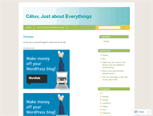 Tablet Screenshot of c4luv.wordpress.com