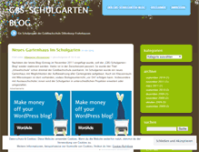 Tablet Screenshot of gbsschulgarten.wordpress.com