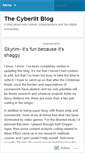 Mobile Screenshot of cyborgia.wordpress.com