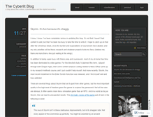Tablet Screenshot of cyborgia.wordpress.com