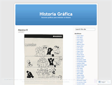 Tablet Screenshot of historiagrafica.wordpress.com