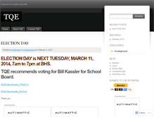 Tablet Screenshot of bedfordtqe.wordpress.com