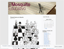 Tablet Screenshot of elmosquitoeducativo.wordpress.com