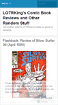 Mobile Screenshot of lotrking.wordpress.com