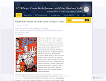 Tablet Screenshot of lotrking.wordpress.com