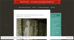 Desktop Screenshot of paperdolls2011.wordpress.com