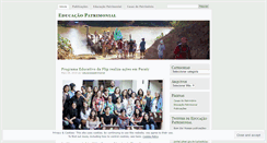 Desktop Screenshot of educacaopatrimonial.wordpress.com