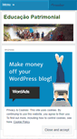 Mobile Screenshot of educacaopatrimonial.wordpress.com