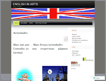 Tablet Screenshot of englishinarts.wordpress.com