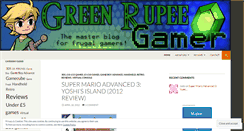 Desktop Screenshot of greenrupeegamer.wordpress.com