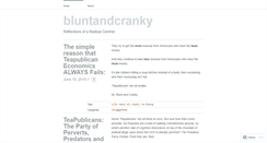 Desktop Screenshot of bluntandcranky.wordpress.com