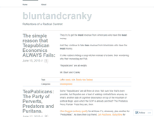 Tablet Screenshot of bluntandcranky.wordpress.com