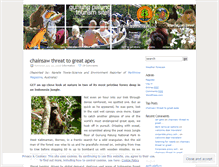 Tablet Screenshot of gunungpalungnationalpark.wordpress.com