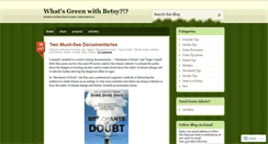Desktop Screenshot of betsywild.wordpress.com