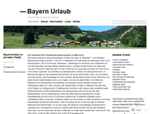 Tablet Screenshot of bayernurlaub.wordpress.com